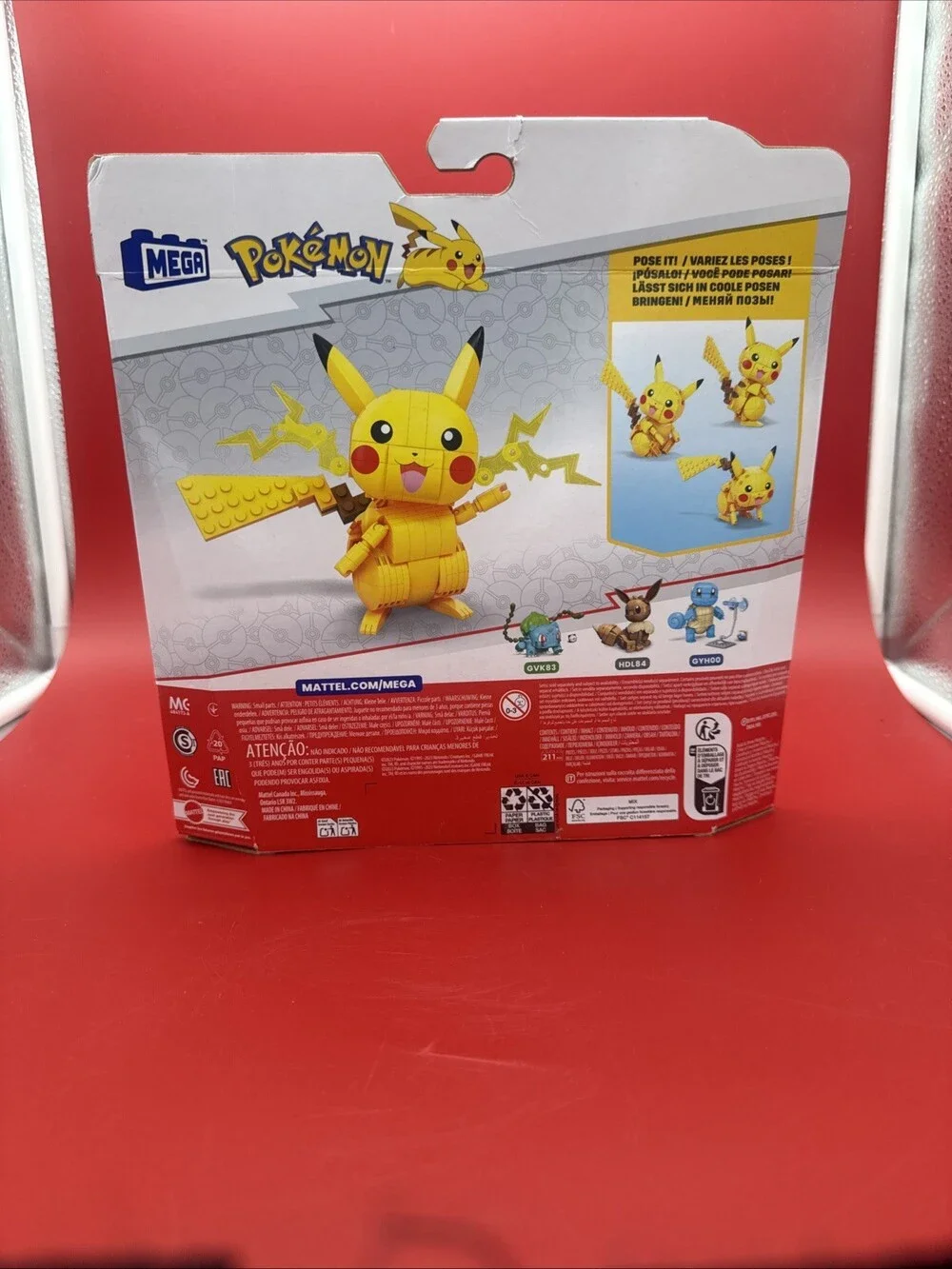 Pokemon Build & Show Pikachu MEGA GMD31 - 211 pcs - NEW